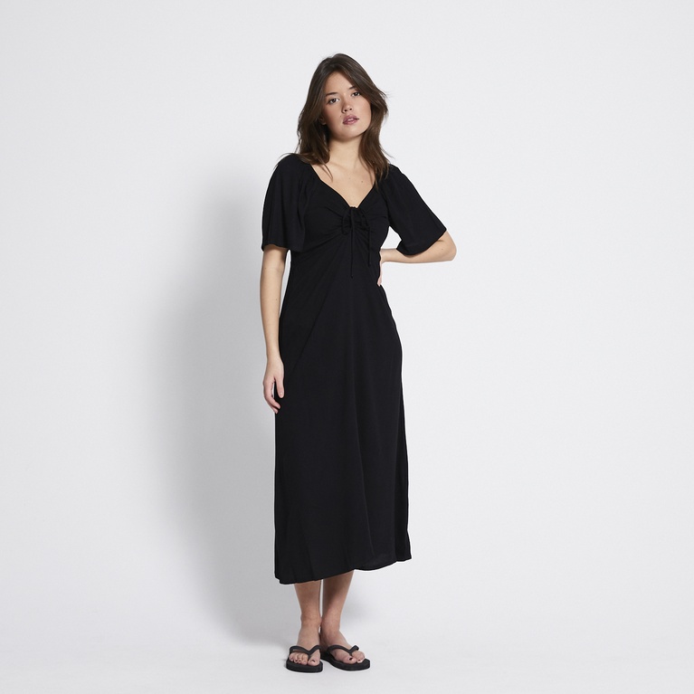 Butterfly sleeve dress "Florentina" Black